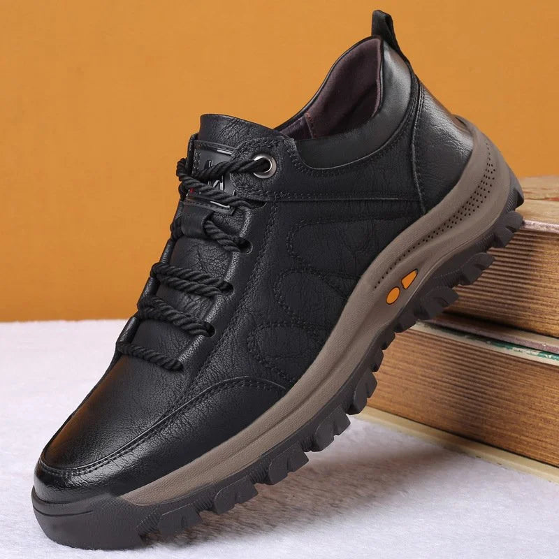 FlexStep - Comfortabele en Waterdichte Orthopedische Leren Schoenen voor Heren