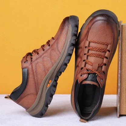 FlexStep - Comfortabele en Waterdichte Orthopedische Leren Schoenen voor Heren