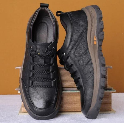 FlexStep - Comfortabele en Waterdichte Orthopedische Leren Schoenen voor Heren