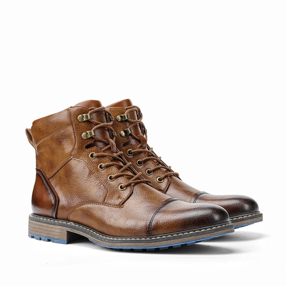 Oliver Heren veterboots Bruine leren schoenen