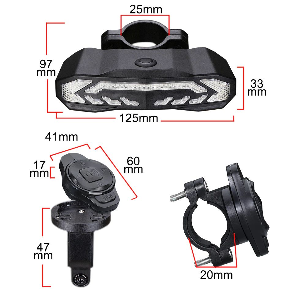 BikeSafe PRO™ | Drahtloser Fahrradalarm & Rücklicht in 1