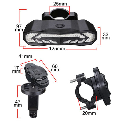 BikeSafe PRO™ | Drahtloser Fahrradalarm & Rücklicht in 1