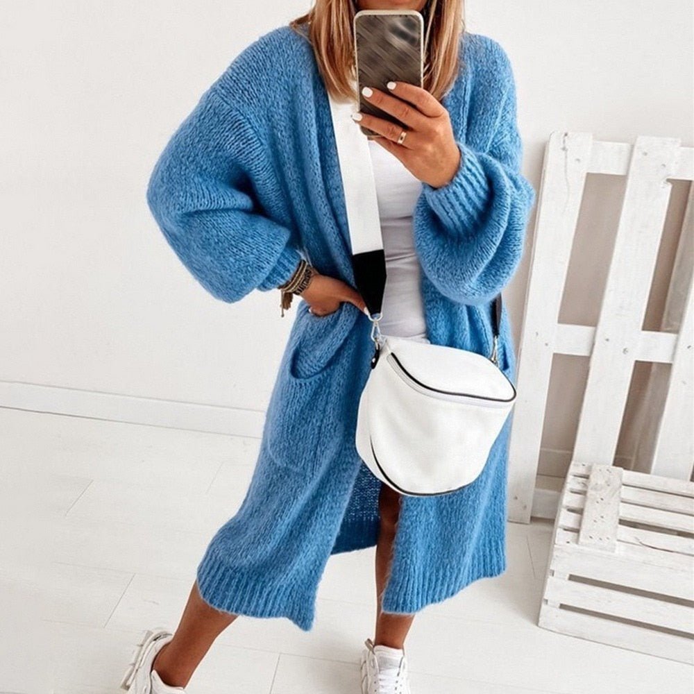 Sienna | Zacht Gebreid Oversized Damesvest voor Comfort en Stijl