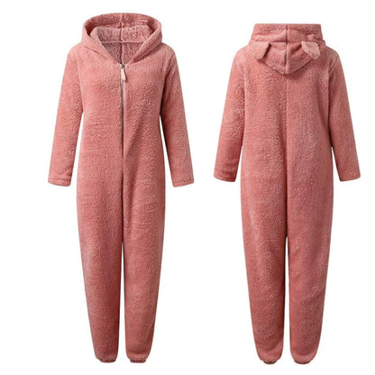 SnugglePaws - Superzachte Fleece Onesie met Berenoortjes