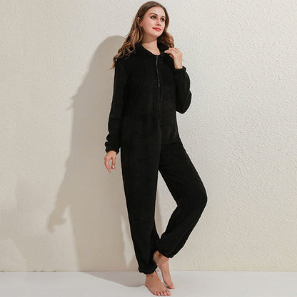 SnugglePaws - Superzachte Fleece Onesie met Berenoortjes
