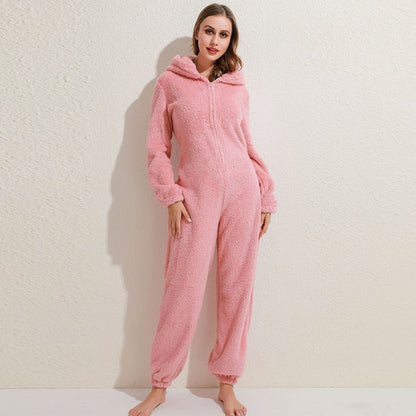 SnugglePaws - Superzachte Fleece Onesie met Berenoortjes