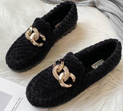 Kristalline Winter-Loafer | Warm und modisch