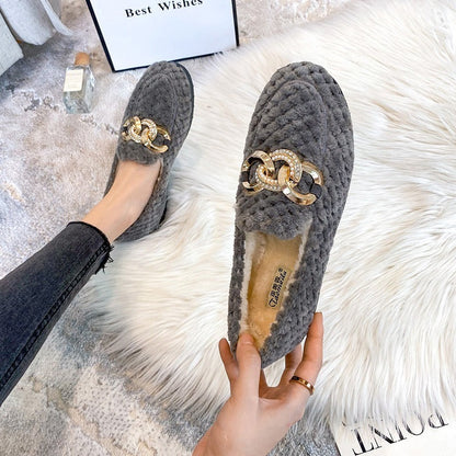 Kristalline Winter-Loafer | Warm und modisch