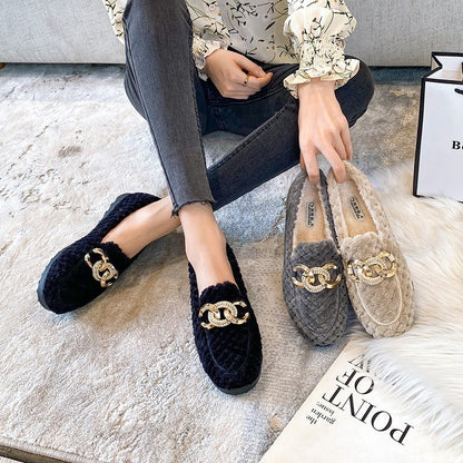 Kristalline Winter-Loafer | Warm und modisch