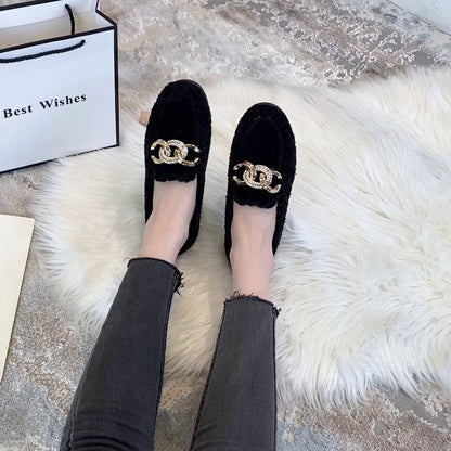 Kristalline Winter-Loafer | Warm und modisch