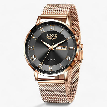 Tessa - Elegante Staal-Mesh Horloge - Stijlvolle Metgezel voor Elke Dag