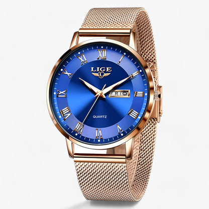 Tessa - Elegante Staal-Mesh Horloge - Stijlvolle Metgezel voor Elke Dag