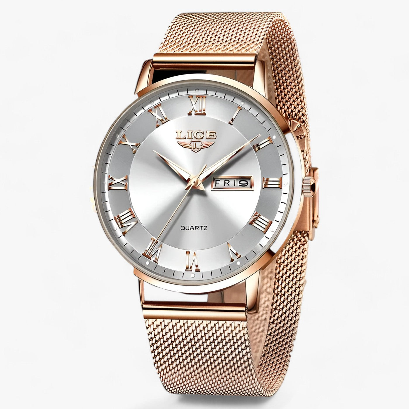 Tessa - Elegante Staal-Mesh Horloge - Stijlvolle Metgezel voor Elke Dag