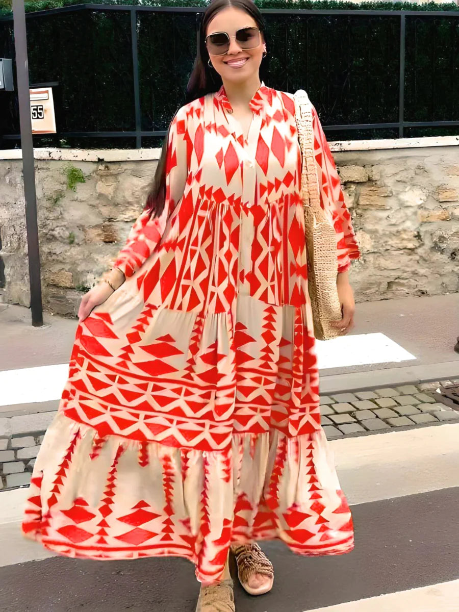 Rosalie | Koninginnen Maxi Jurk voor een Elegante Look