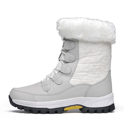 Warme, wasserdichte und rutschfeste Schneestiefel für Damen