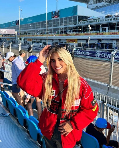 Retro Racejack Unisex - Iconische Motorsport Jas