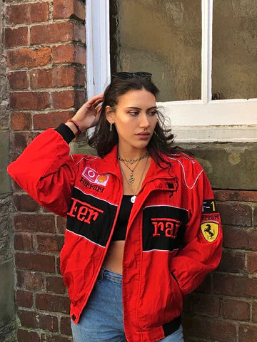 Retro Racejack Unisex - Iconische Motorsport Jas