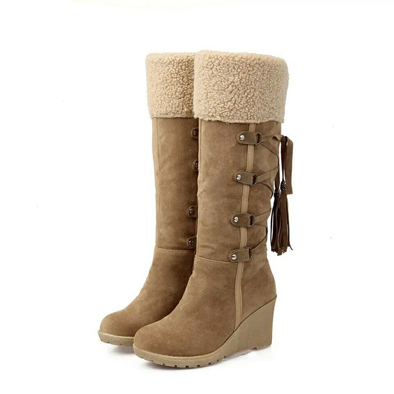 Warme Winterboots met sleehak | Stijlvolle winterlaarzen voor dames