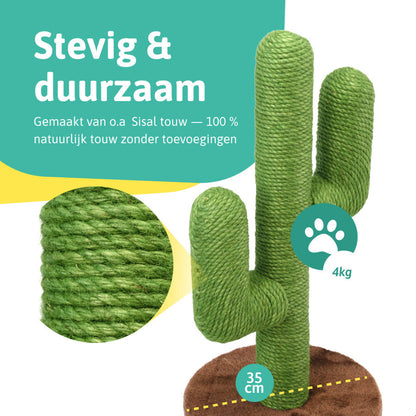 CatsCactus™ | De gezelligste kattenkrabpaal ooit! - campor.nl